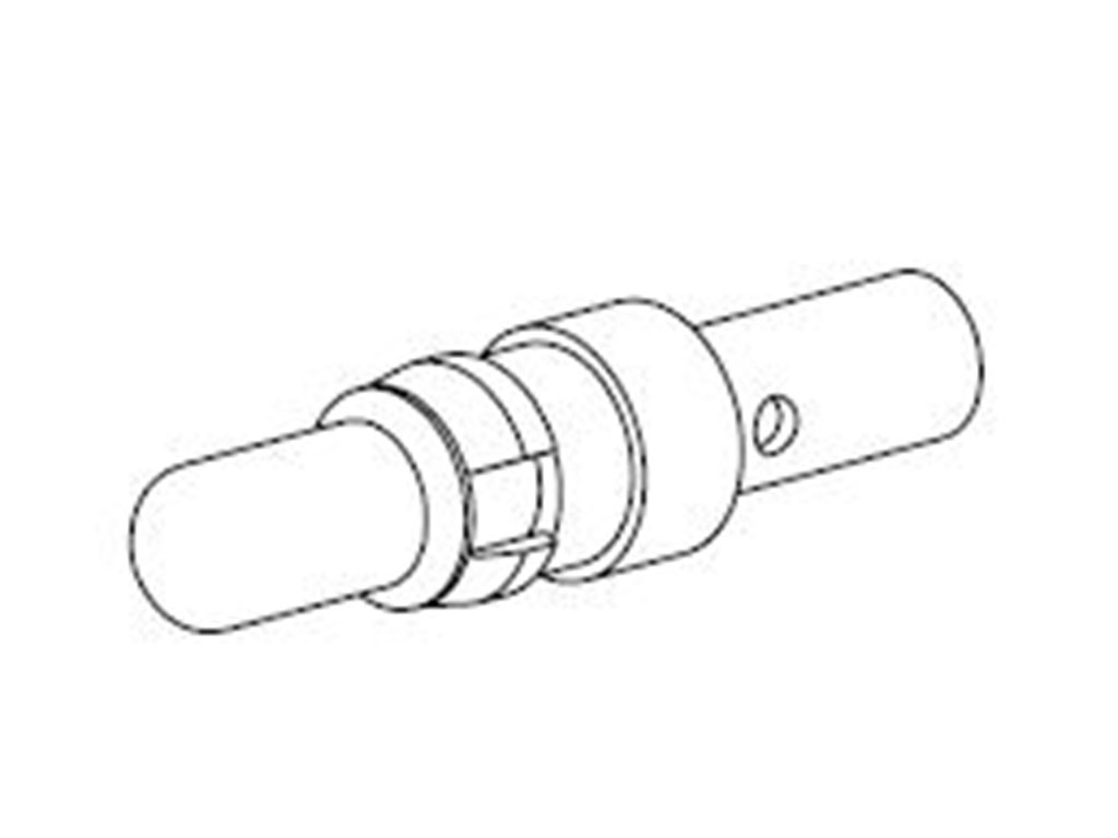FCT from Molex, 172704 Series, Male Crimp D-Sub Connector Contact, Gold over Nickel High Power 12 AWG