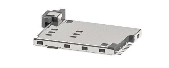 Yamaichi, FMS006 6 Way Side Entry Push-Push SIM SIM Card Connector, Solder