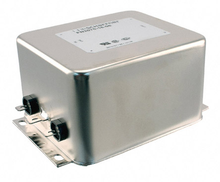 Schaffner, FN2070 16 A 250V ac/dc 400Hz, Chassis Mount EMI Filter, Fast-On 1 Phase