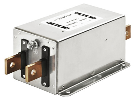 Schaffner, FN2200 50 A 1200V dc, Chassis Mount EMI Filter, Tab 3 Phase