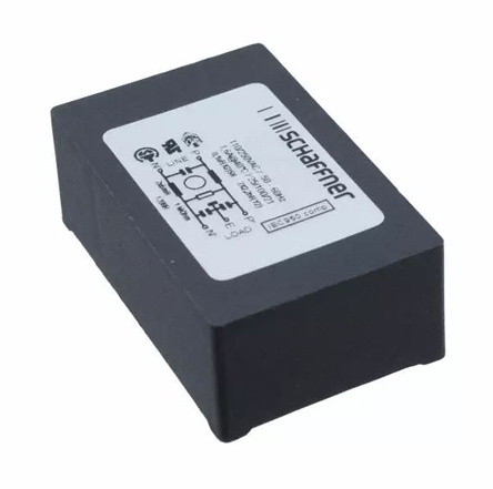 Schaffner, FN402 1.6 A 250V ac 400Hz, PCB EMI Filter, Pin 1 Phase