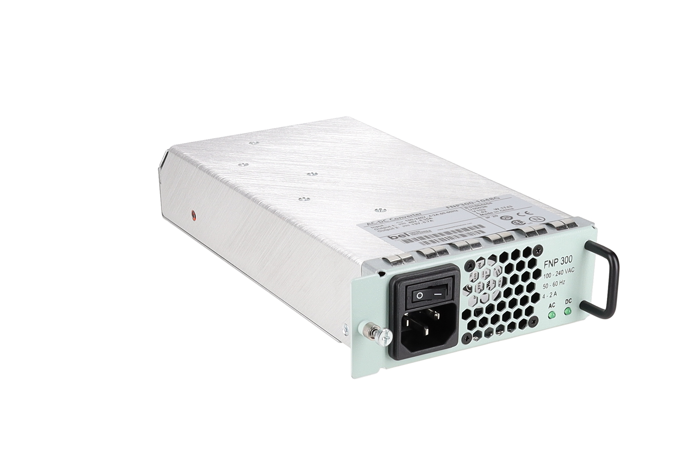 EOS, AC/DC Power Supply 6.25 A, 48V, 12 V 13-Pin FNP300-1048G