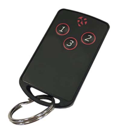 RF Solutions FOBBER-8T3 3 Button Remote Key, 869.5 MHz