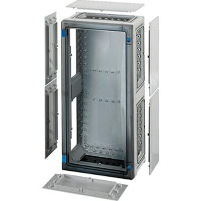 HENSEL FP Series Grey, Transparent Polycarbonate Junction Box, IP65, 163 mm, 276mm 546 mm