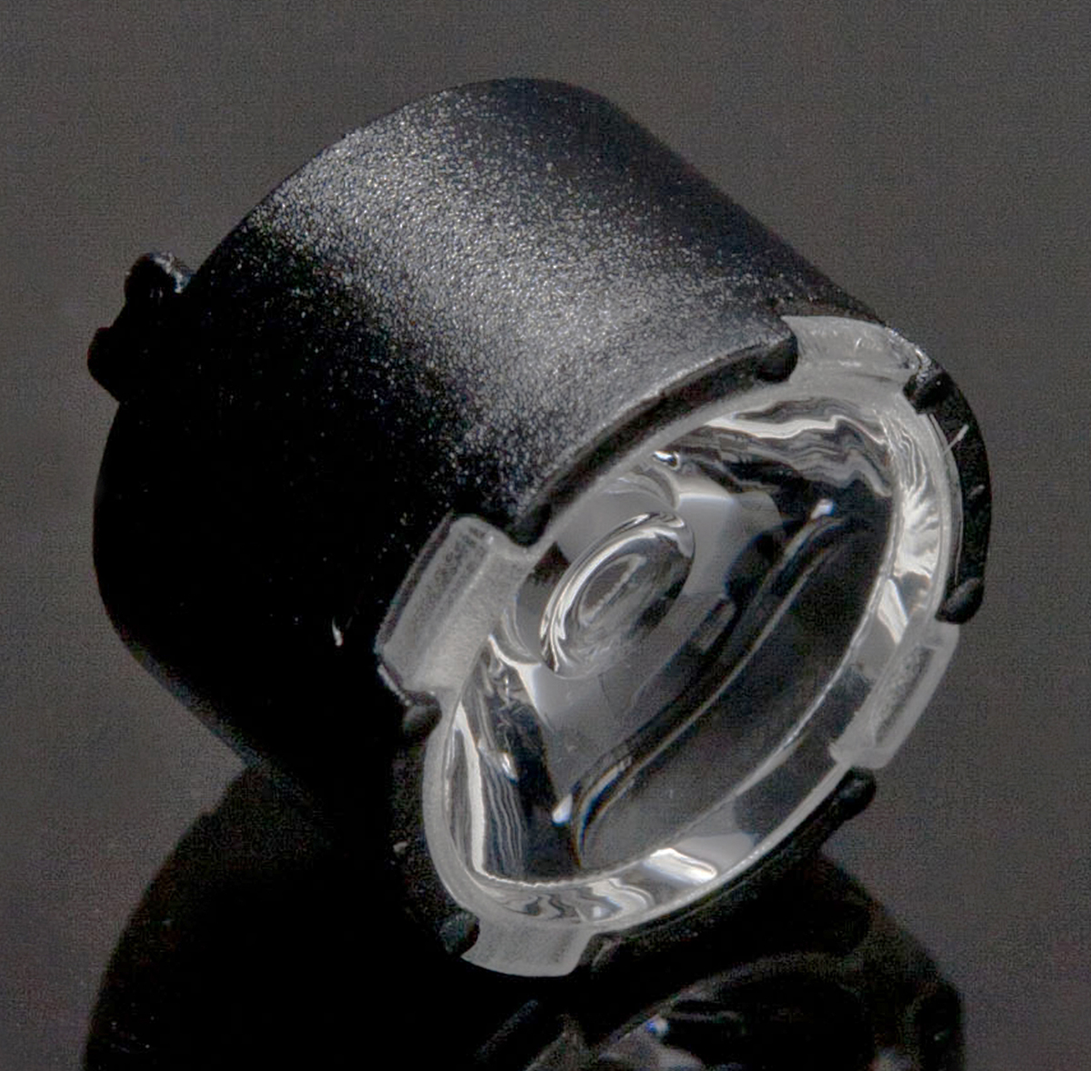 Ledil, Lisa2 Series Lens Assembly 22 to 28° Wide, Strip, Spot, Rectangular, Oval, Medium, Asymmetric Beam