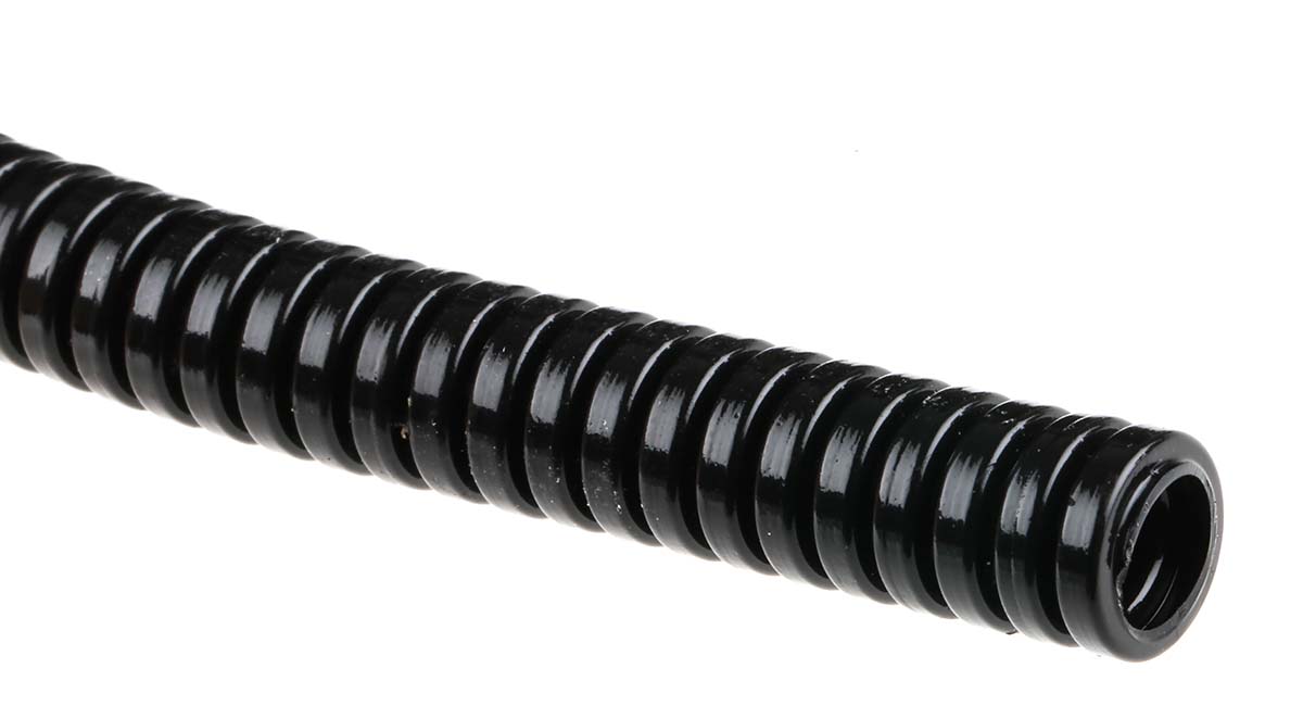 Flexicon, 10 mm Nominal Diameter, Plastic, Black