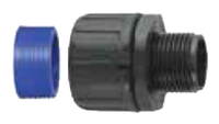 Flexicon Conduit Black, Conduit Fitting, 13 mm Nominal Size, M16, Polyamide 66, Black IP69K, IP67, IP68, IP66 rating