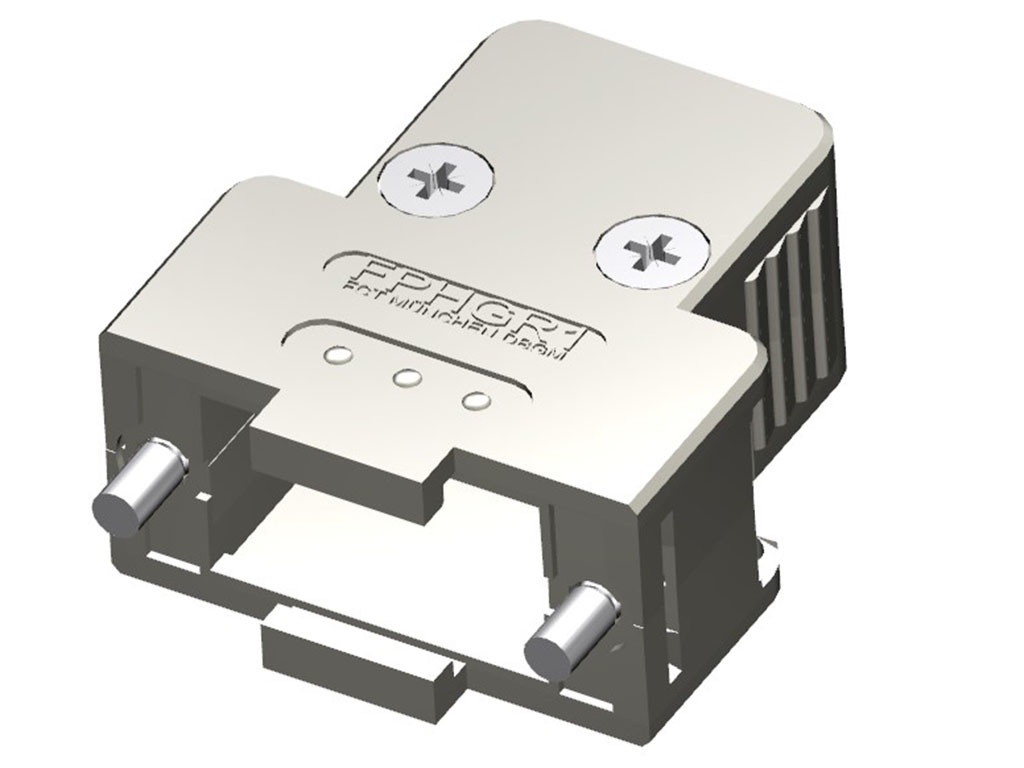 FCT from Molex FCT Series Polybutylene Terephthalate Straight D-Sub Backshell