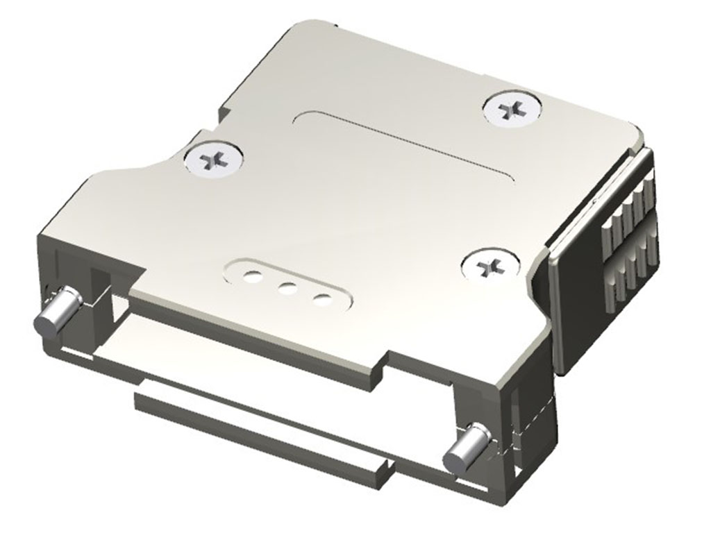 FCT from Molex FCT Series Polybutylene Terephthalate Straight D-Sub Backshell