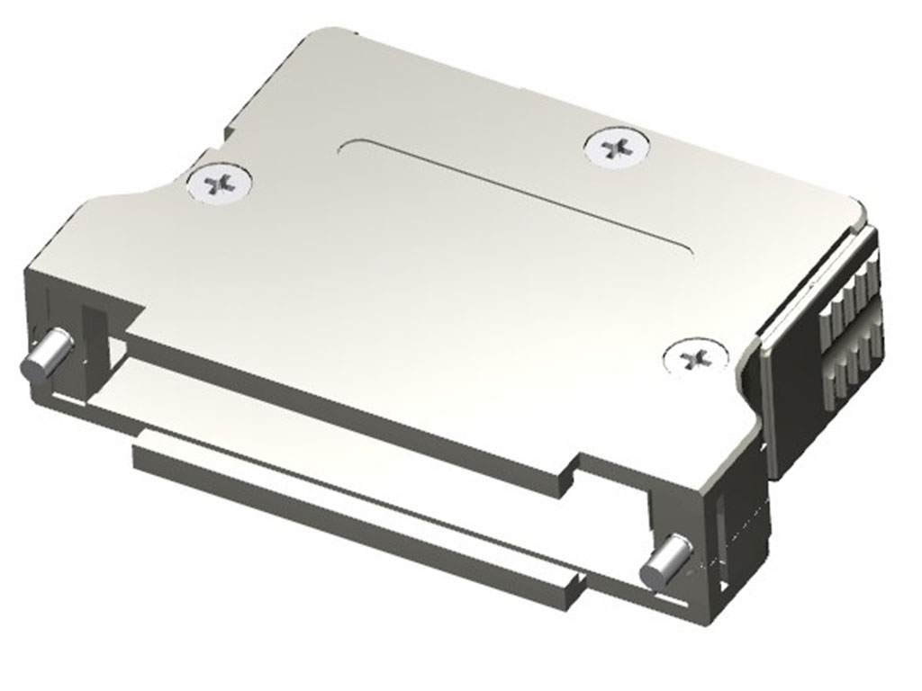 FCT from Molex FCT Series Polybutylene Terephthalate Straight D-Sub Backshell