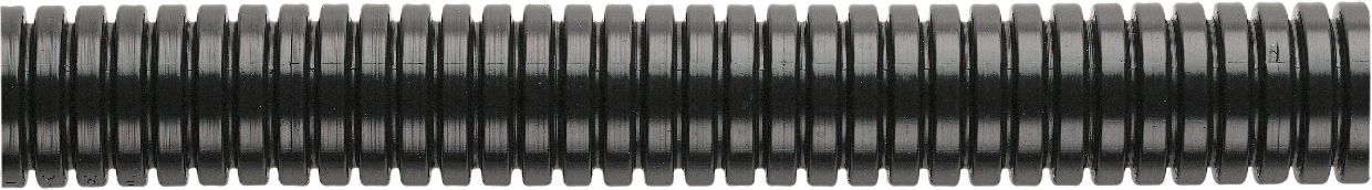 Flexicon, 13 mm Nominal Diameter, Polyvinyl Chloride, Nylon, Black