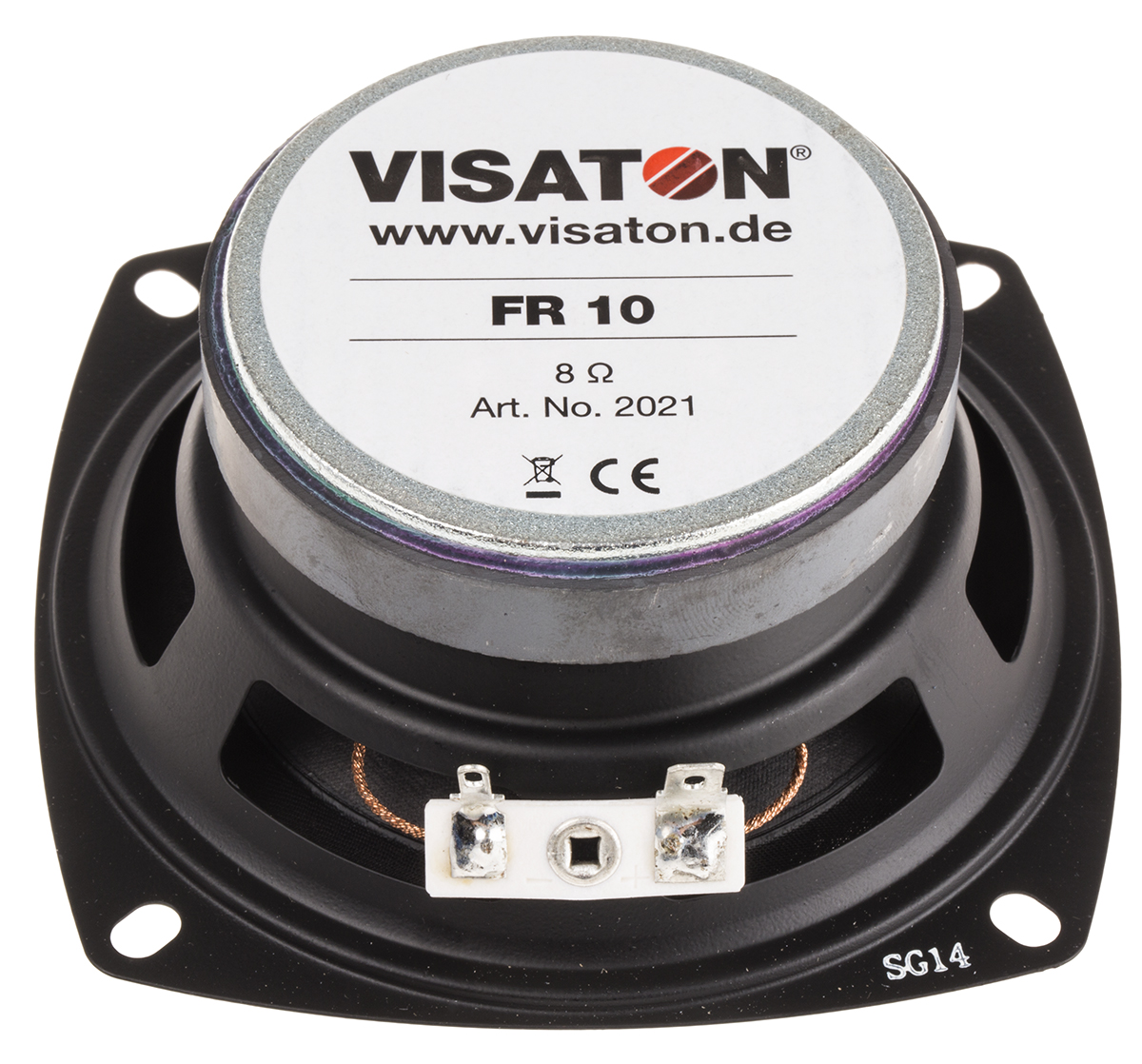 fr-108-ohm Visaton 100 mm dia, 30W Full Range, 8 Ω, 80 Hz 20 kHz
