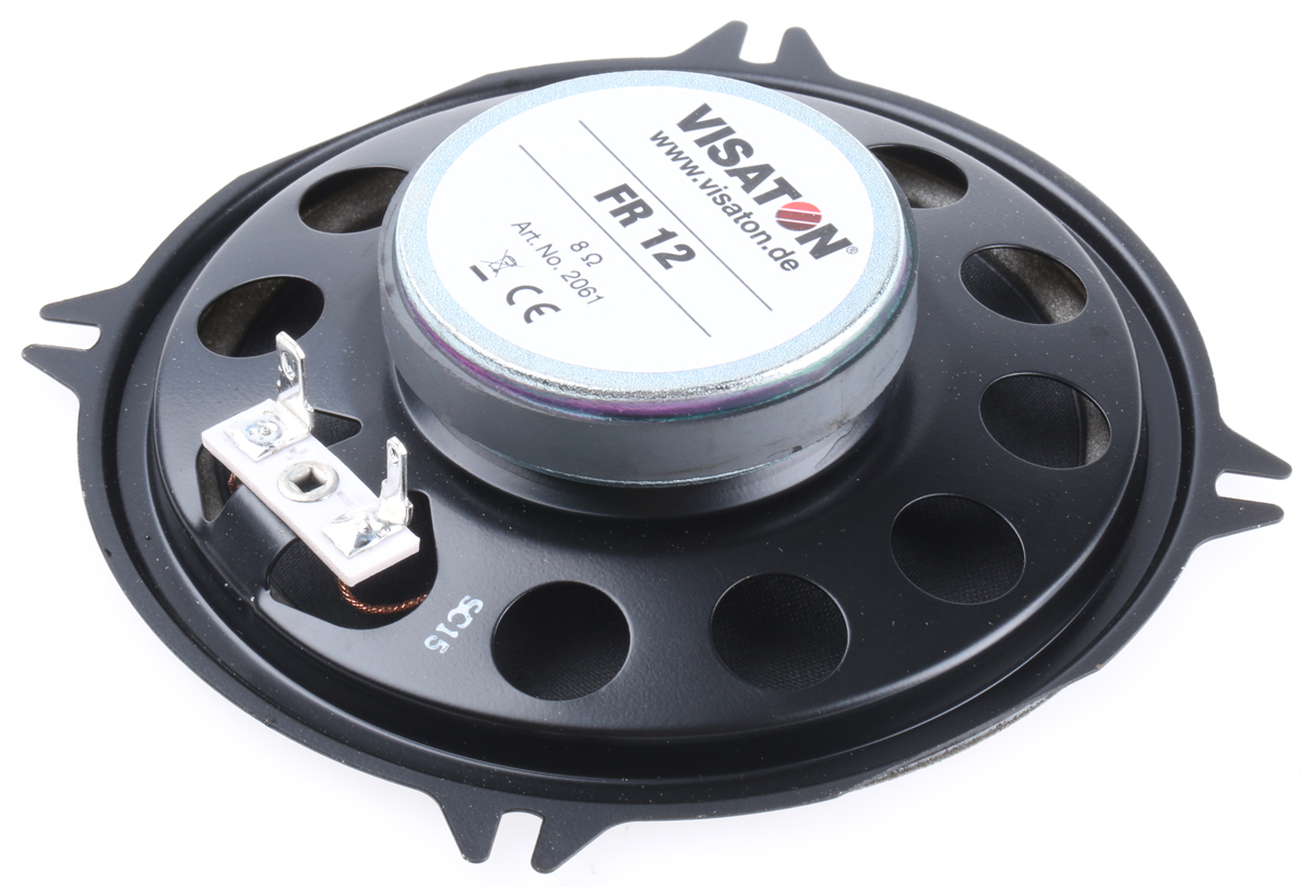 fr-12-8-ohm Visaton 130 mm dia, 15W Full Range, 8 Ω, 70 Hz 18 kHz