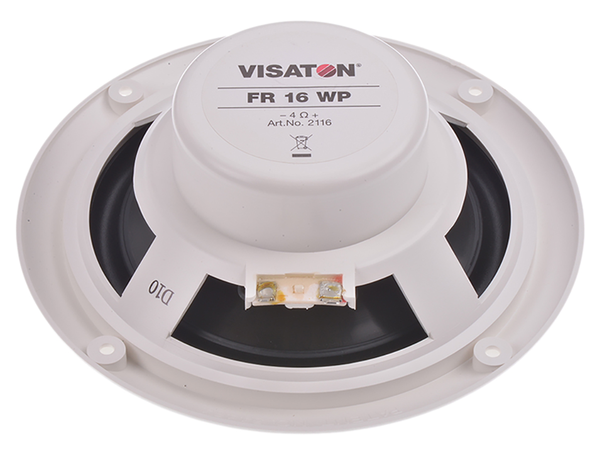 fr-16-wp-4-ohm-white Visaton 80W Black, White Portable Speaker, 4 Ω, 60 Hz 15 kHz
