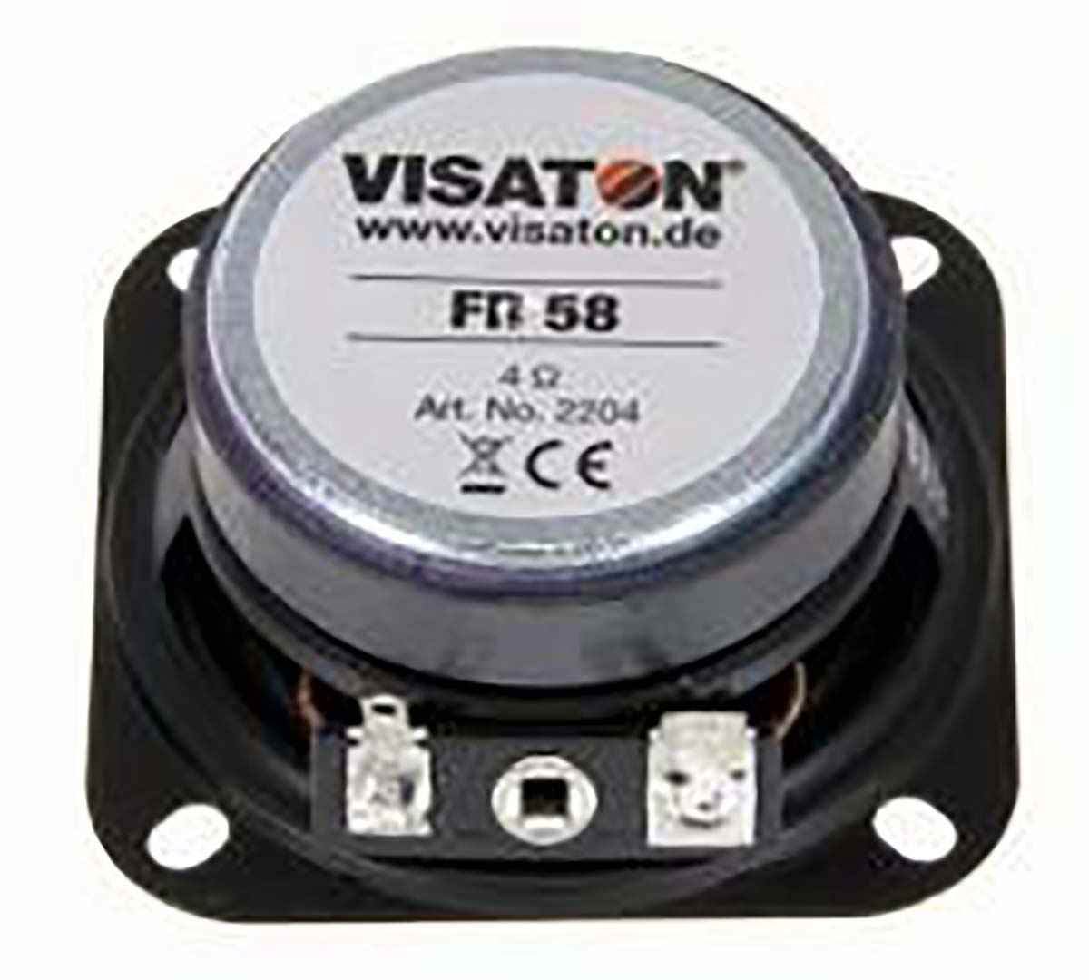 fr-58-4-ohm Visaton 58.5 mm dia, 10W Full Range, 4 Ω, 120 Hz 20 kHz