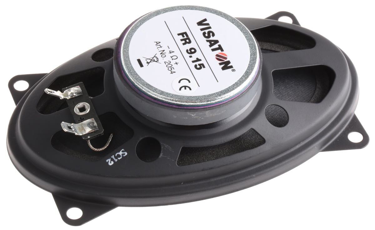fr-915-4-ohm Visaton 95 mm dia, 15W Full Range, 4 Ω, 75 Hz 16 kHz