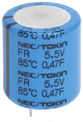 KEMET 22 mF Supercapacitor -20 to 80 % Tolerance, Supercap FR 5.5V dc, Through Hole