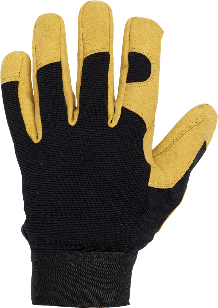 frmagf-t10 Solidur FRMAGF Black, Yellow Nylon, Polyurethane Gloves, Size 10