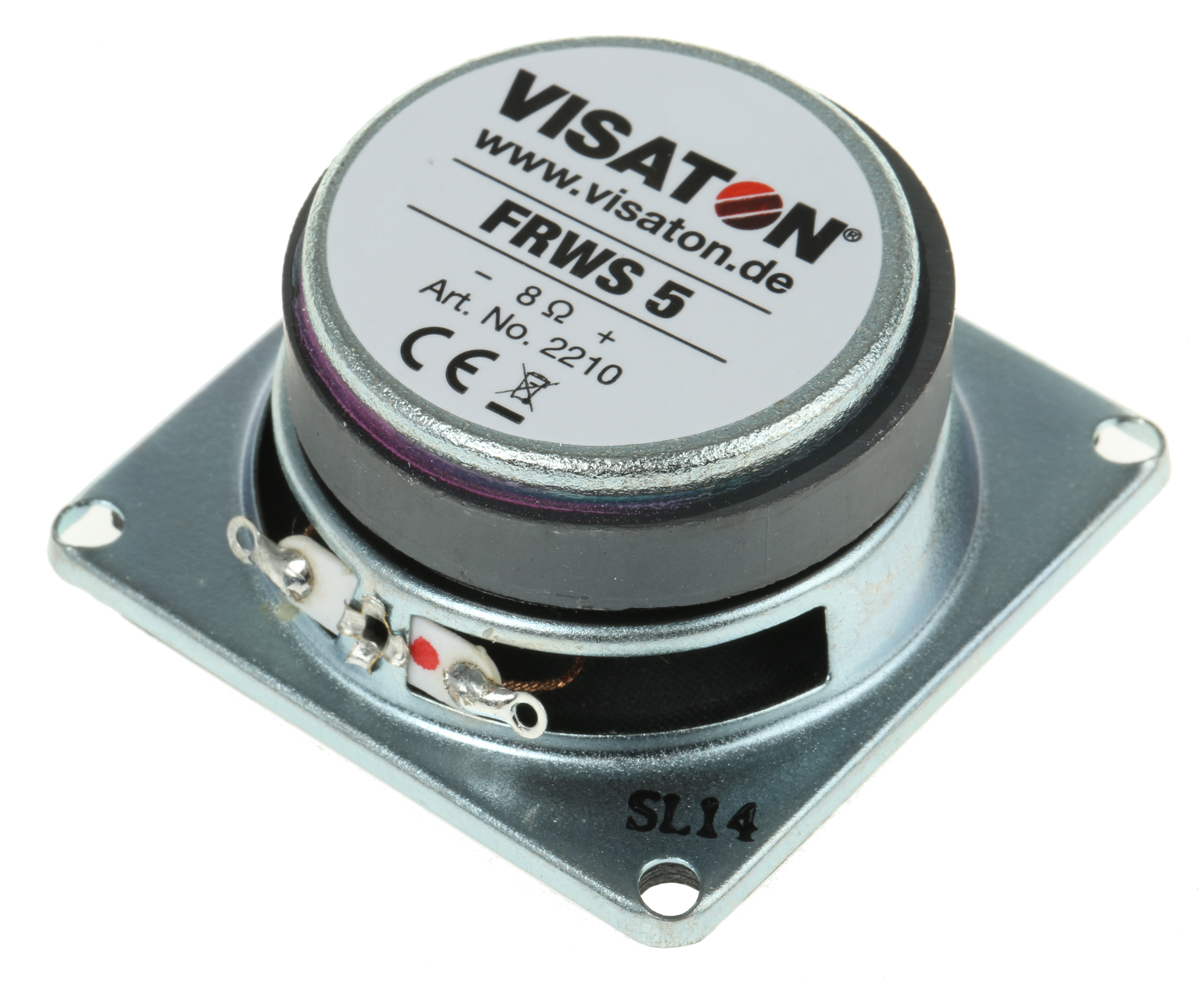 frws-5-8-ohm Visaton 50 mm dia, 4W Full Range, 8 Ω, 150 Hz 20 kHz