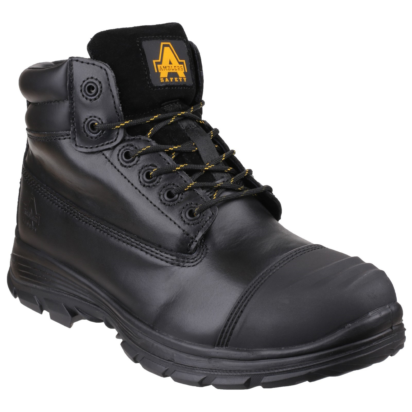 Amblers FS31 Black Steel Toe Capped Men's Safety Boots 7, EU 43 ANSI/ESD S20.20:2021