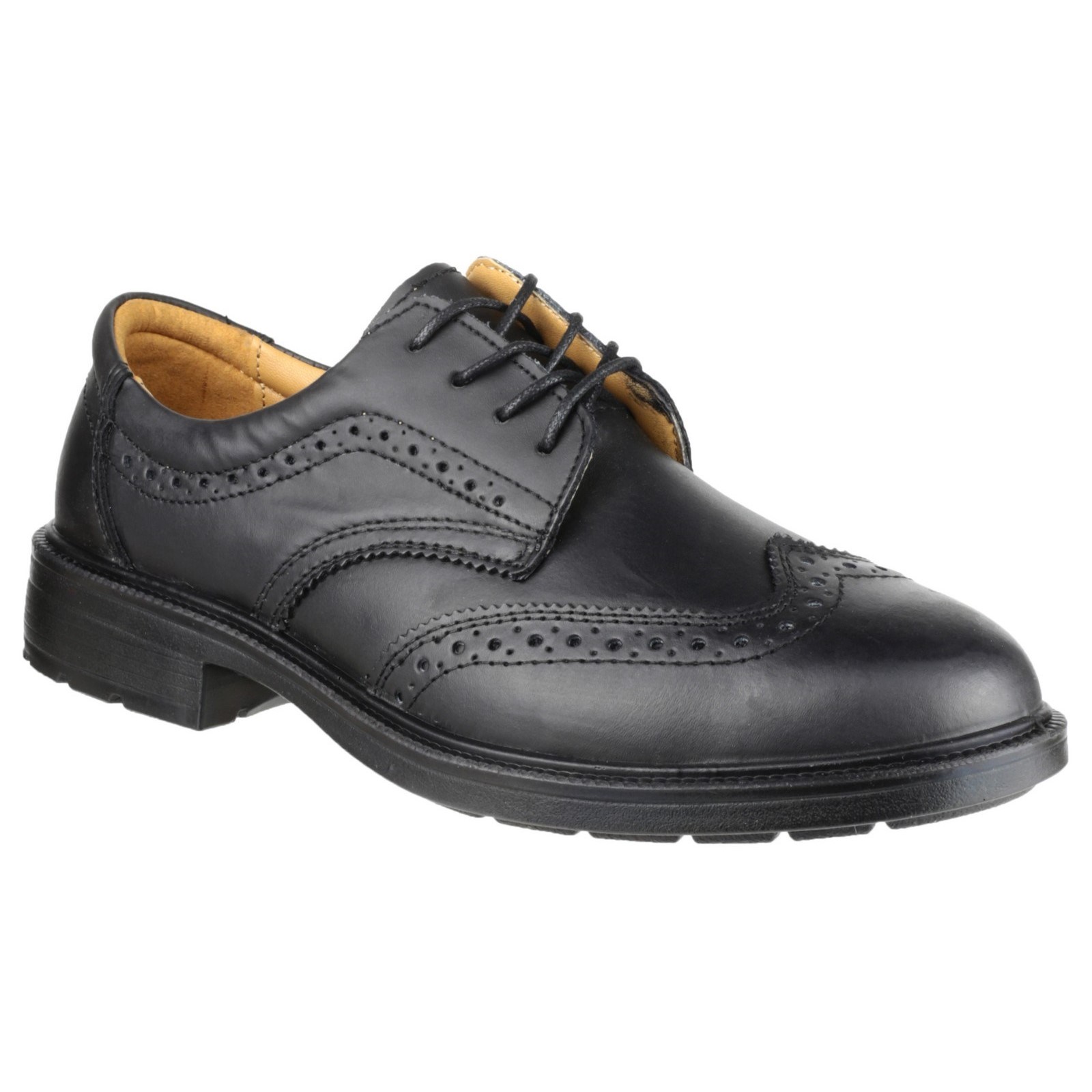 Amblers FS44 Unisex Black Safety Shoes, UK 9, EU 42