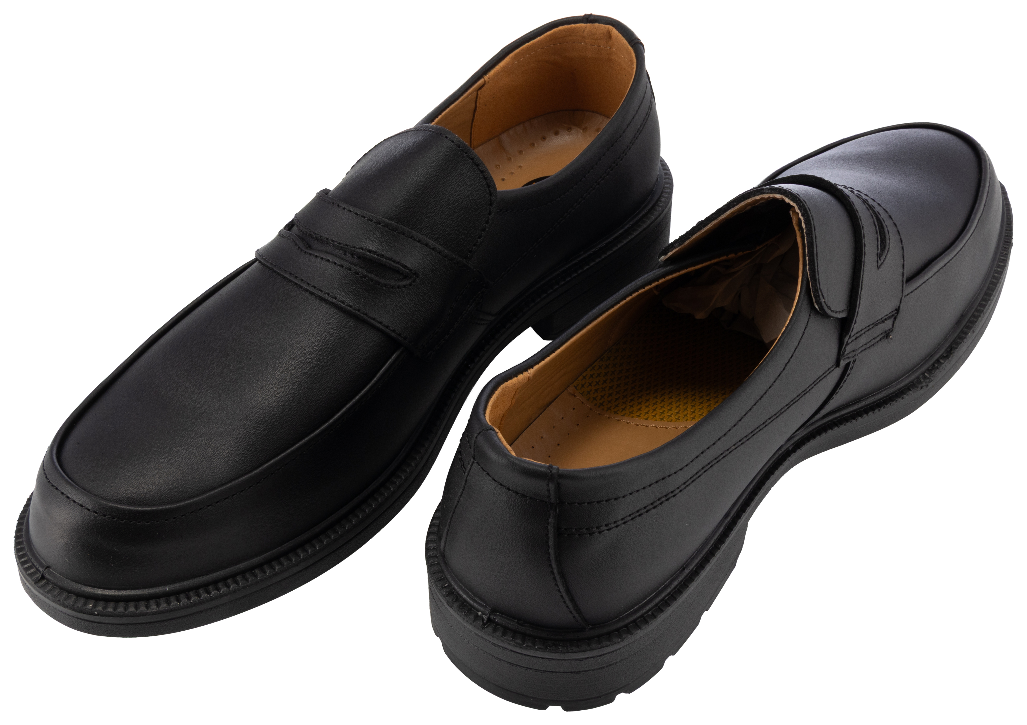 Amblers Men's Black Steel Safety Shoes, UK 9, EU 43
