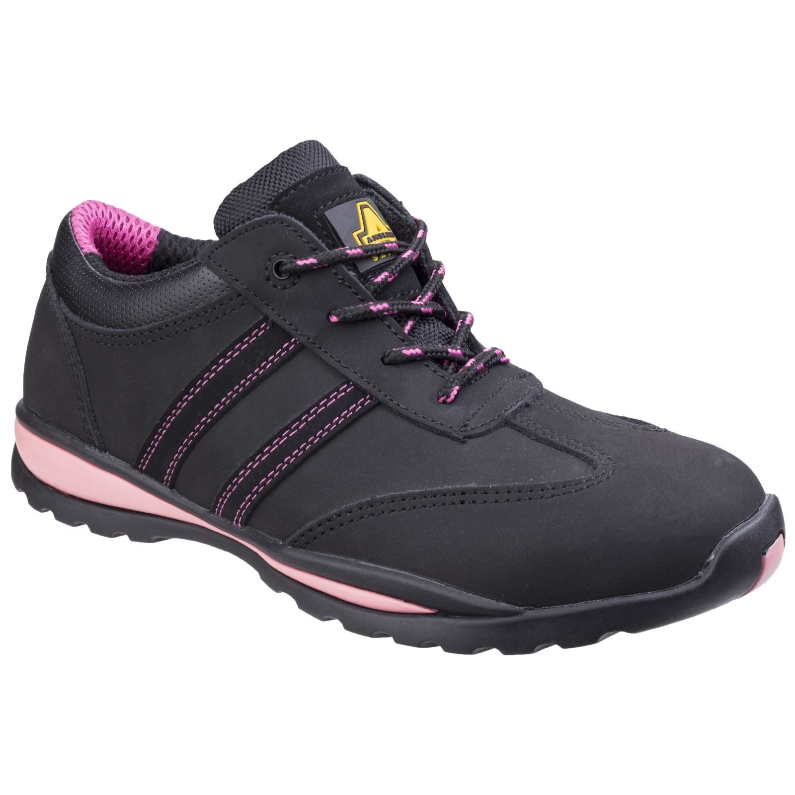 Amblers FS47 Women's Black Steel Safety Shoes, UK 6, EU 39