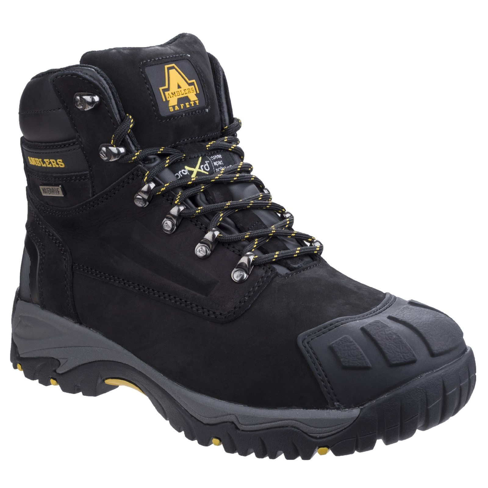 Amblers FS987 Black Steel Toe Capped Safety Boots 8, EU 42 EN ISO 20345:2011