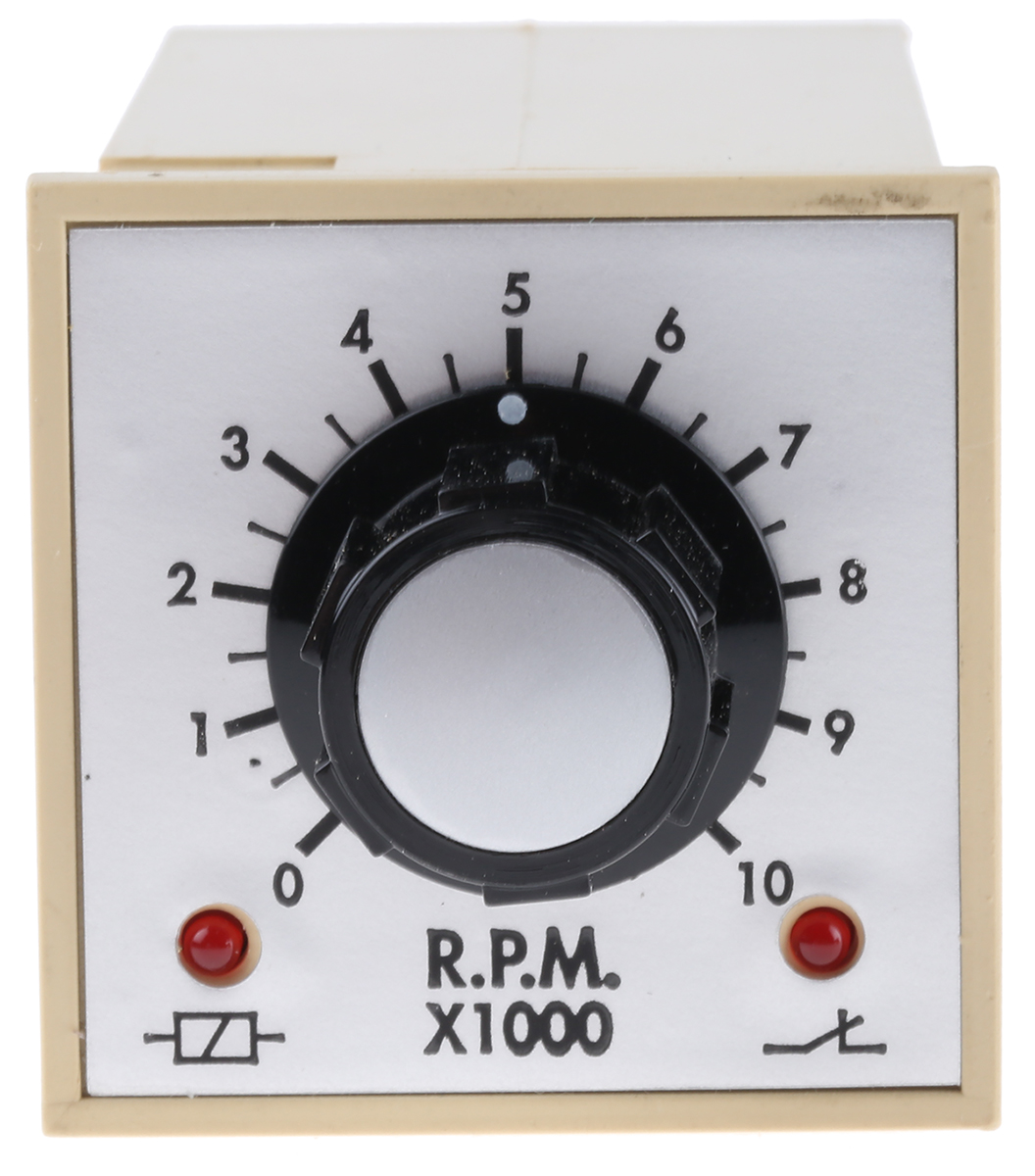 fsst-110230vac Tempatron Monitoring Relay, SPDT, DIN Rail, 200 to 10.000 rpm, 110V ac, 230 V ac 24 V dc