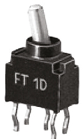 KNITTER-SWITCH Toggle Switch, PCB Mount, On-On, SPDT, Solder Terminal, 28 V dc