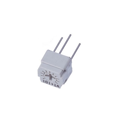 2 mΩ, Through Hole Trimmer Potentiometer, Pin 0.5 W Top Adjust Nidec Components, FT-63