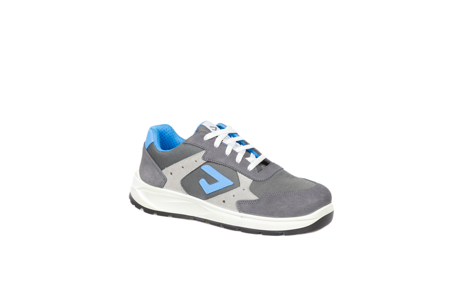 Bicap SALENTO LOW Unisex Grey Aluminium Safety Shoes, UK 4, EU 37