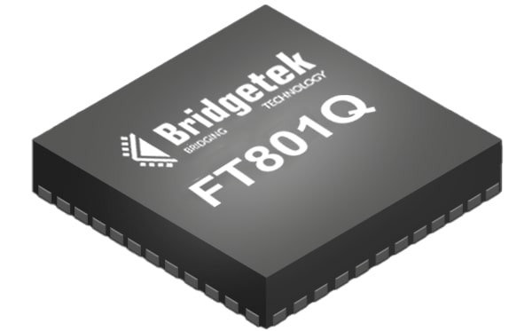 Bridgetek Graphics Controller IC 48-Pin VQFN