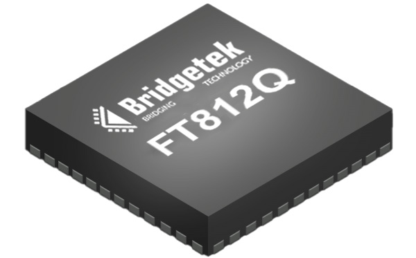 Bridgetek Graphics Controller 60 MHz 800 x 600 pixels SPI/QSPI 56-Pin VQFN