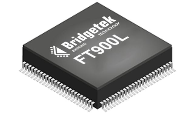 Bridgetek, 32 bit FT32, FT900 Microcontroller, 100 MHz, 256kB FLASH, 100-Pin LQFP