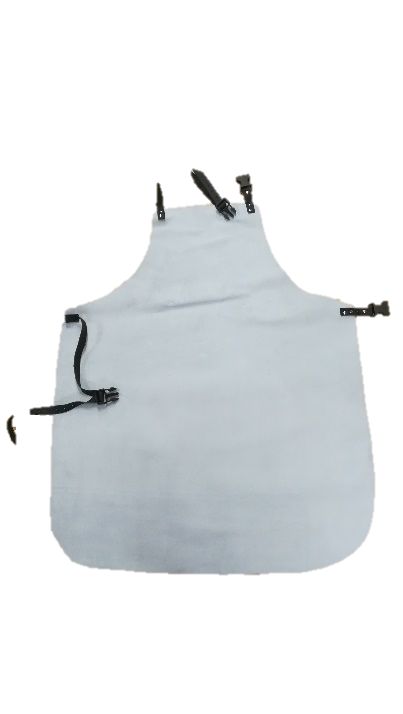 GUYARD White Reusable Leather Apron, 90 mm