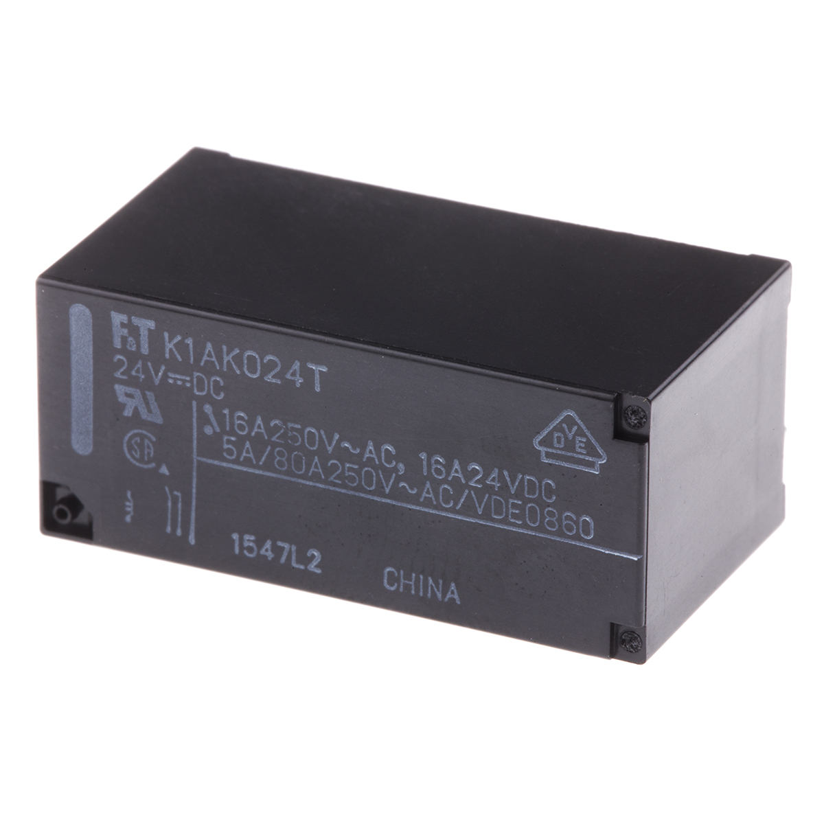 Fujitsu PCB Power Relay, 24V dc Coil, 16A Switching Current, SPST
