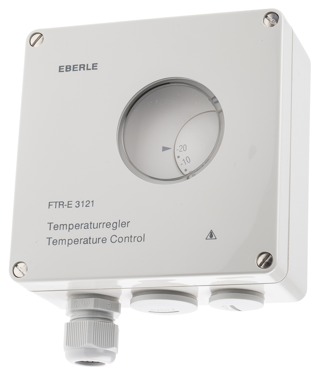 Eberle FTR CO Thermostat, 230V ac, 50 °C, -20 °C