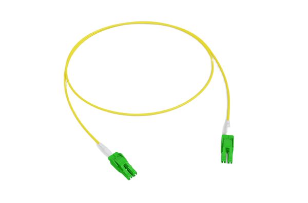 HellermannTyton Connectivity OS2 Cable Fibre Optic Cable Low Smoke Zero Halogen, Yellow, 2 m