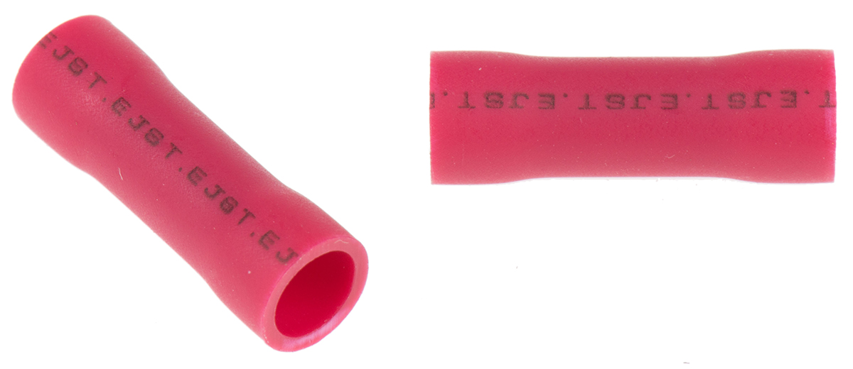 JST, FVP Parallel Splice Connector, Red, Insulated