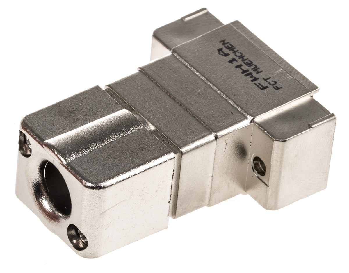 fwh1a-1731100248 FCT from Molex FWH Series ABS Straight D-Sub Backshell, 9 Way Strain Relief