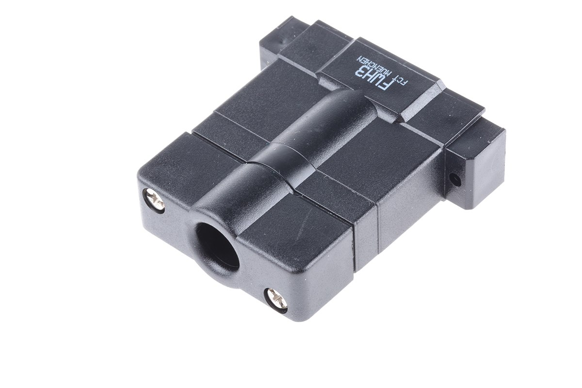 fwh3e-1731100018 FCT from Molex FWH Series ABS Straight D-Sub Backshell, 25 Way Strain Relief