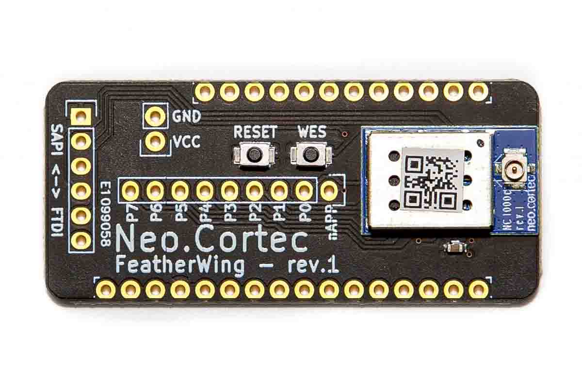 NeoCortec FWNCxxxx Breakout board NC1000-8 Wireless mesh network Breakout Board for Adafruit Feather 2.4 GHz FWNC1000C-8