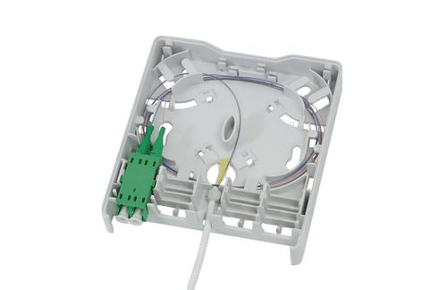 HellermannTyton Connectivity FWOA Series, Straight 4 Way Wall Outlet Wall Shielded Shield Type