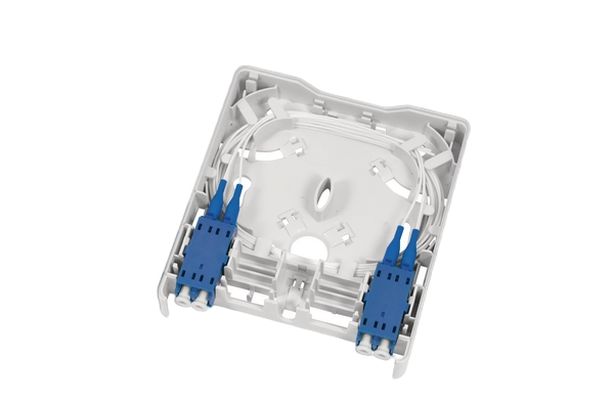 HellermannTyton Connectivity FWOA Series, Straight 4 Way Wall Outlet Wall Shielded Shield Type