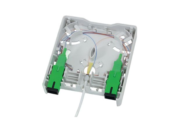 HellermannTyton Connectivity FWOA Series, Straight 2 Way SC Wall Outlet Wall Shielded Shield Type