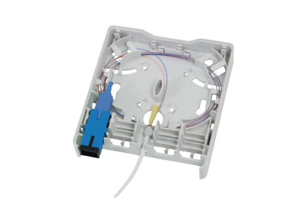 HellermannTyton Connectivity FWOA Series, Straight 1 Way SC Sc Connector Module Wall