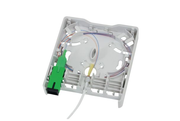 HellermannTyton Connectivity FWOA Series, Straight 1 Way SC Sc Connector Module Wall