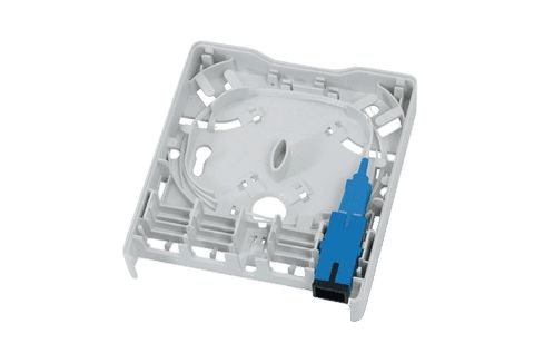 HellermannTyton Connectivity FWOA Series, Straight 1 Way SC Wall Outlet Wall Shielded Shield Type