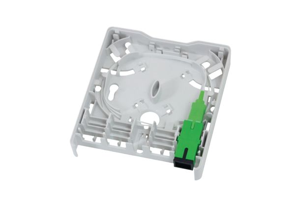 HellermannTyton Connectivity FWOA Series, Straight 1 Way SC Sc Connector Module Wall